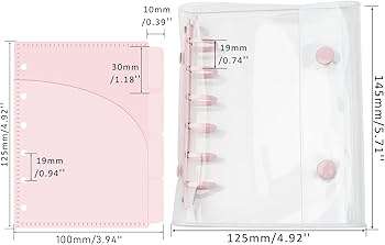 Amazon.co.jp: Mogoostry A7 ピンク PVC バインダー 現金封筒