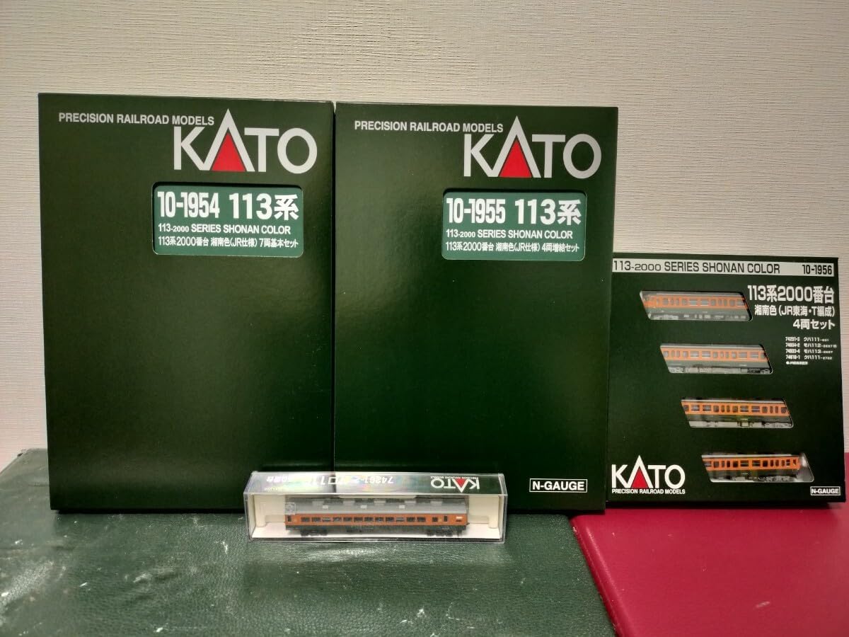 KATO 10-1954 10-1955 113系2000番台湘南色(JR仕様) KATO [10-1955] 113系2000番台 湘南色（JR仕様）4両増結セット