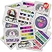 ArtCreativity WWJD Temporary Tattoos for Kids - Bulk Pack of 144 - 2 Inch Non-Toxic Tats Stickers for Boys and Girls, Birthday Party Favors, Goodie Bag Fillers, Non-Candy Halloween Treats