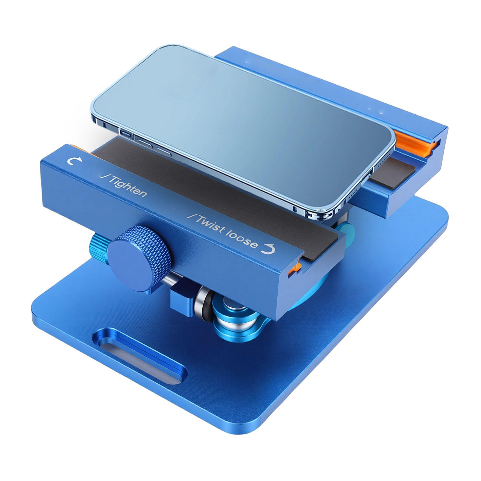 Phone Back Cover Clamp with 360° Rotation | Materiale in lega di alluminio, adatto a vari smartphone, protezione ben ammortizzante