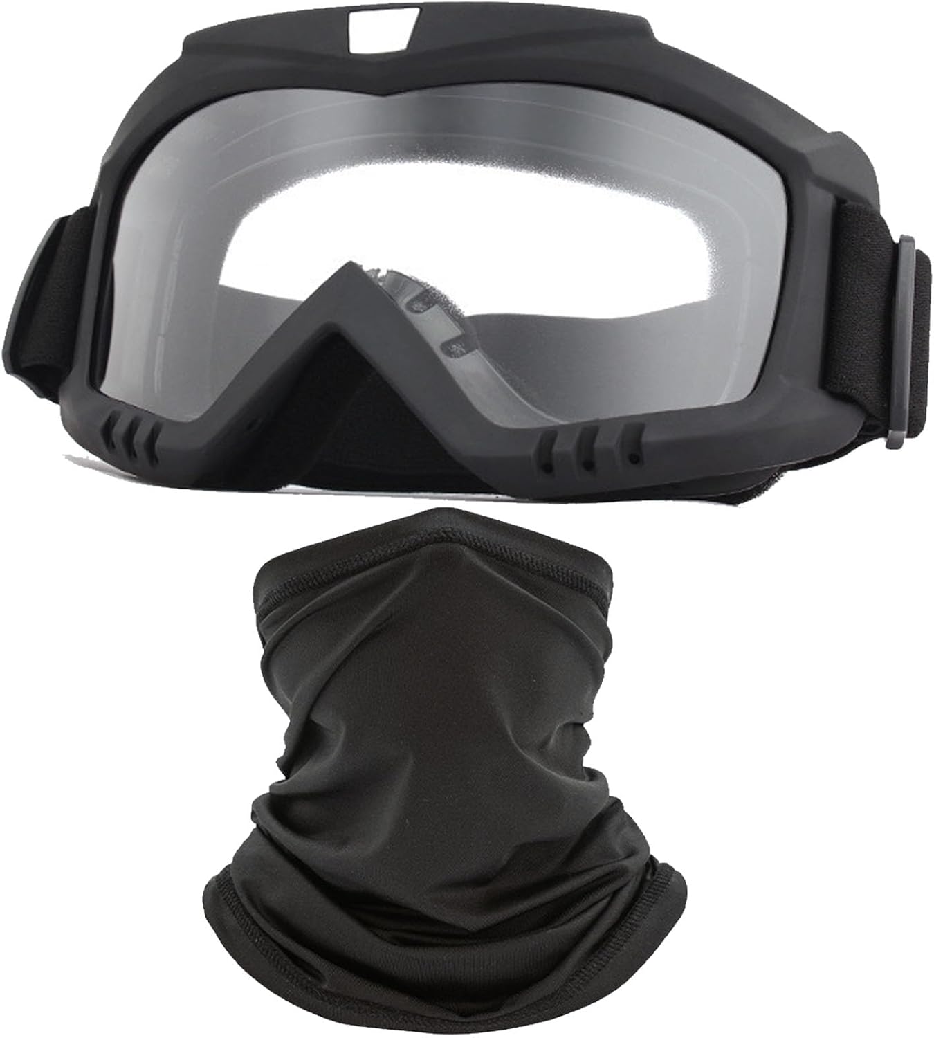 Dirt Bike Goggles with Face Mask, Motorcycle ATV Motocross Ski Goggles Racing Helmet Goggles
