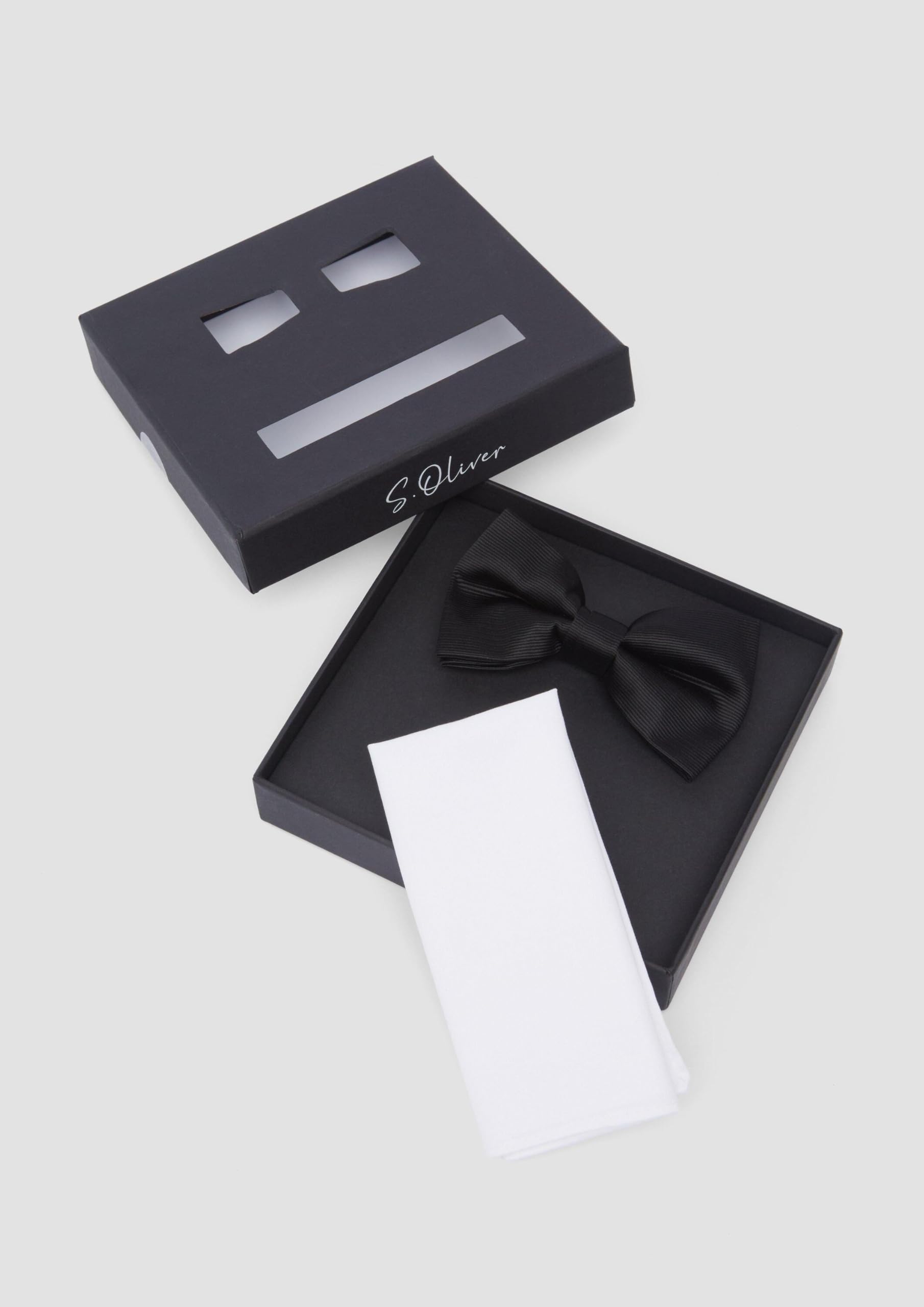 s.Oliver Elegantes Set aus Fliege und Einstecktuch