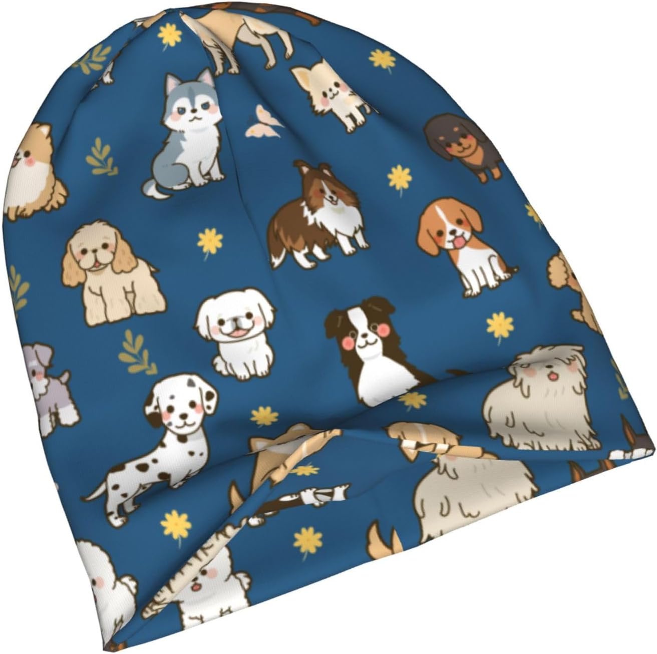 Beanie Hat Skull Cap Chemo Hat Slouchy Cap Headwear Stretch Knitted Hats - Image 2