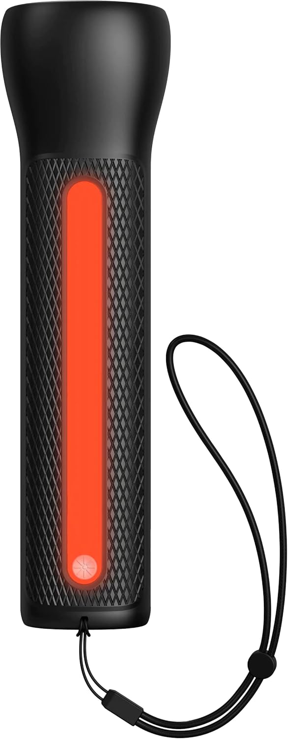 mophie powerstation Go with orange work light illuminated