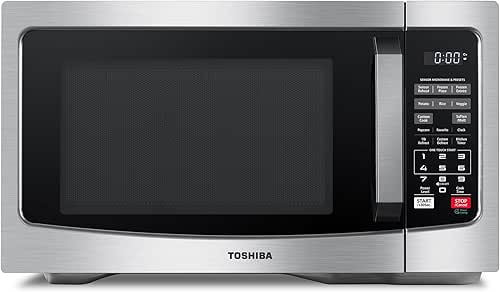 TOSHIBA EM131A5C-SS Countertop Microwave Ovens 1.2 Cu Ft with 12.4"