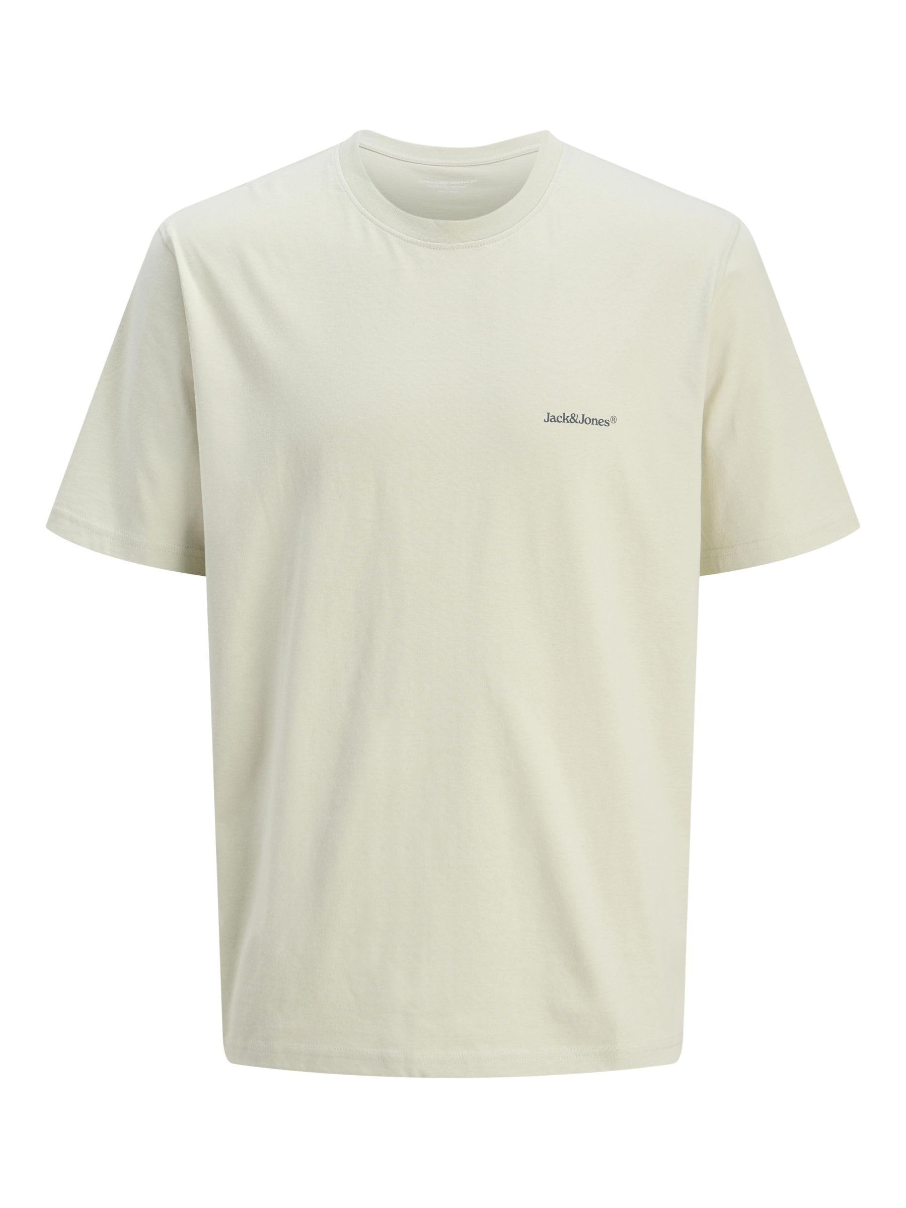 JACK & JONES Jorsplit Back Tee SS Crew Neck, Celadon Tint, XS