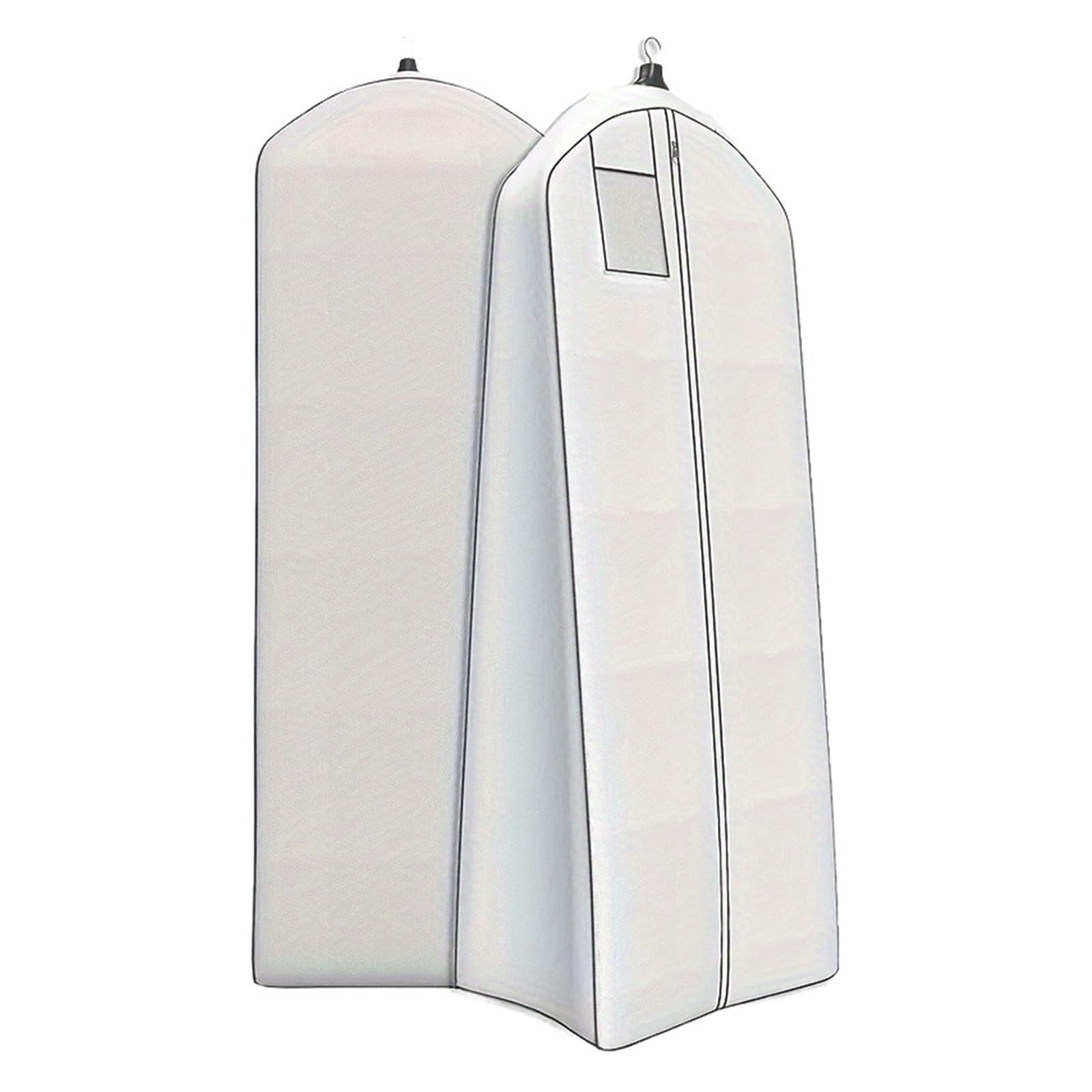 Kleidersack 1/2 Stück Brautkleidbezug aus Vliesstoff | Lange Kleideraufbewahrungstasche for Aufhängen(1pc)