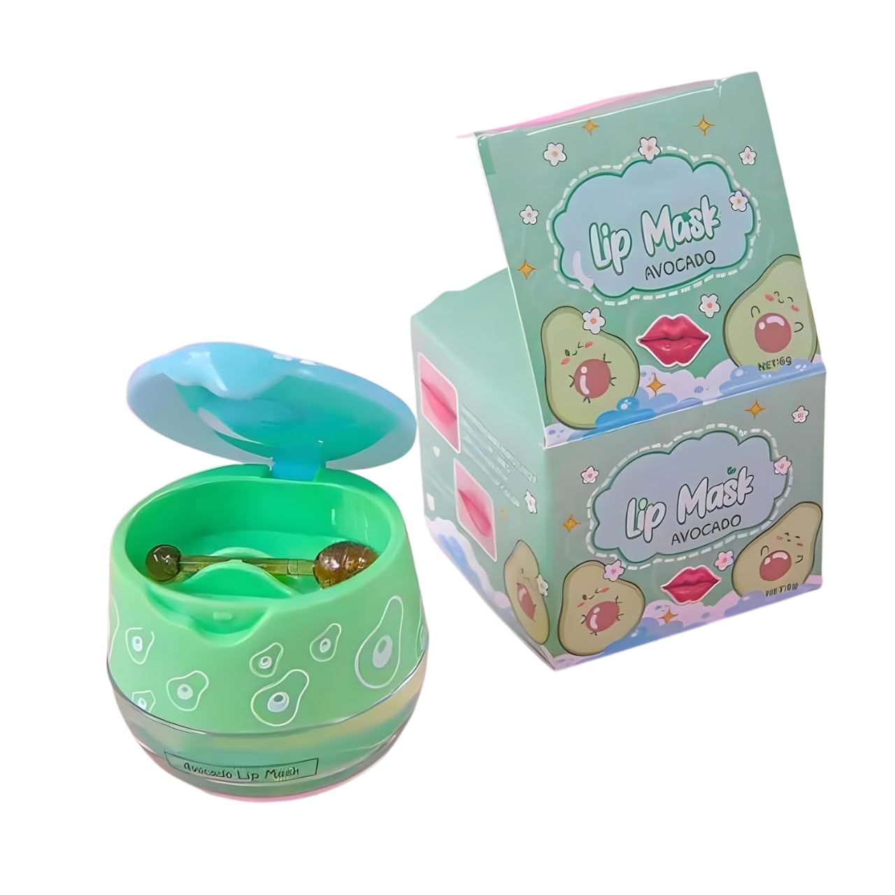 Avocado Hydrating Lip Mask – Deep Moisturizing Lip Care Balm for Soft, Plump & Smooth Lips | Repairing Overnight Lip Treatment for Dry, Chapped Lips | Green-picture-43