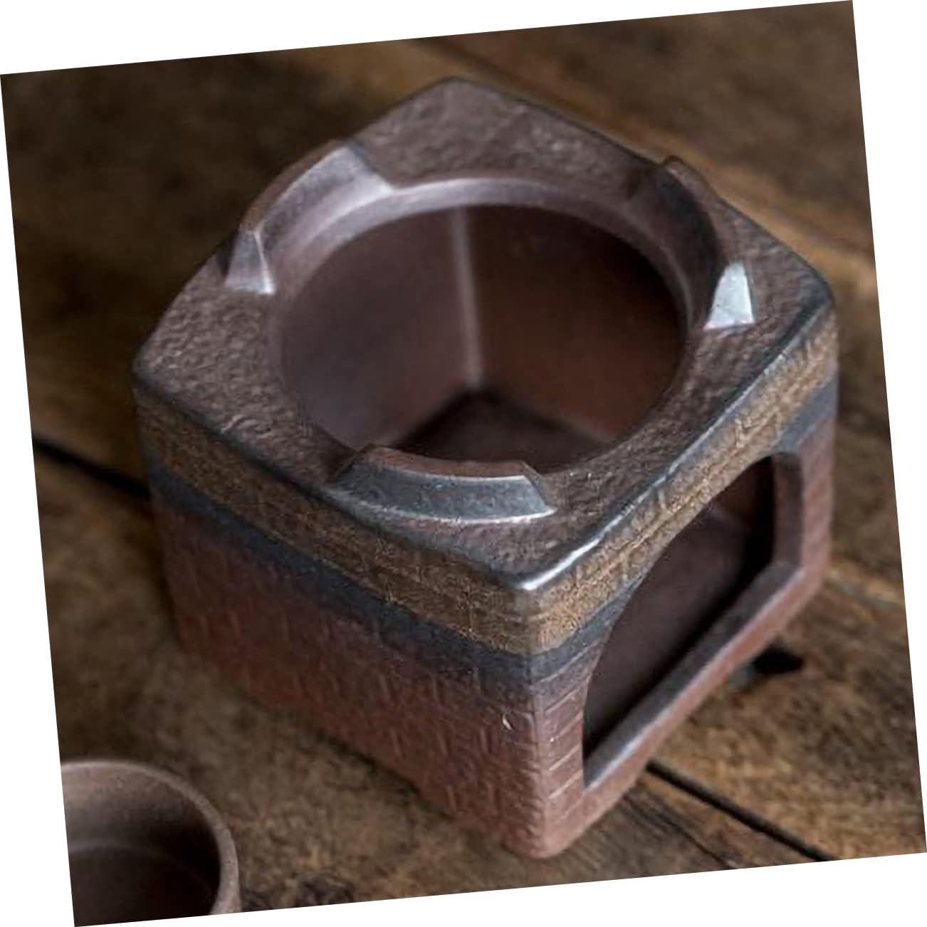 GLEAVI Ceramic Tea Warmer Stove Multi-Functional Teapot Stand for Home Brewing Tea Accessories Heat Retention for Loose Leaf