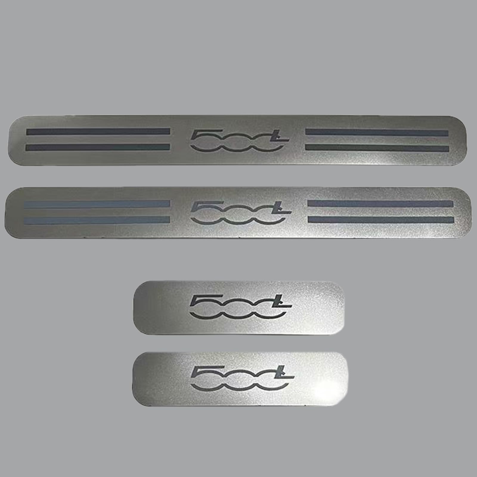 4 Pezzi Battitacco per Auto in Acciaio Inossidabile per Fiat Tipo Cross 2020 2021 2022 2023 2024, Battitacco Prevenire L'Usura AntiGraffio Accessori Styling Dll'auto