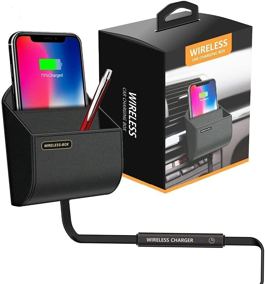 AS2 Wireless Car Charger Box Fast Phone Charging Pad Stand