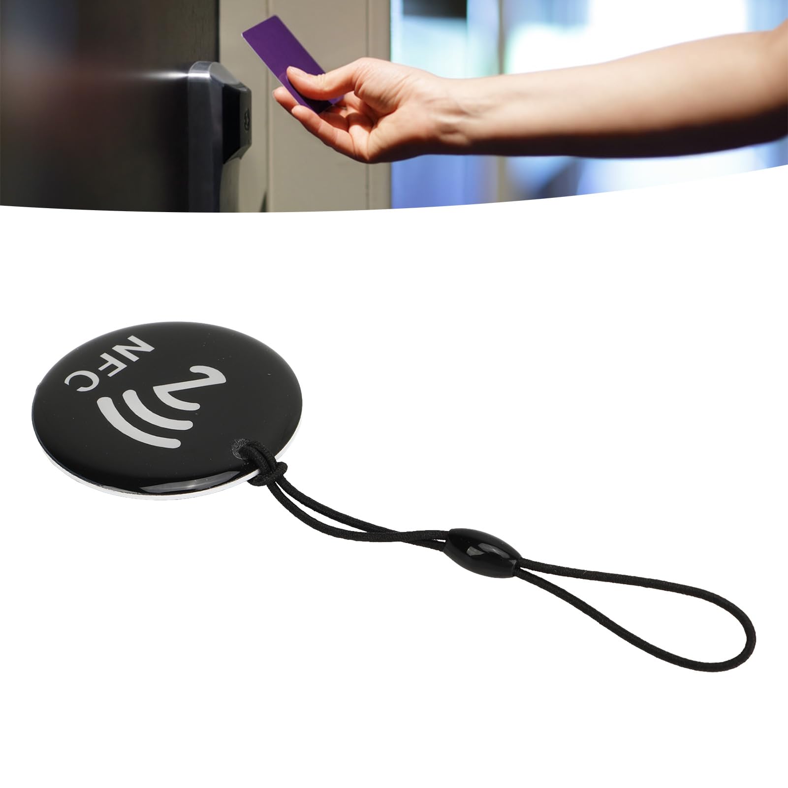 Karta NFC 13,56 MHz, 10 sztuk Programowalne Tagi NFC Wodoodporne Wielokrotnego Zapisu 8 Kbit