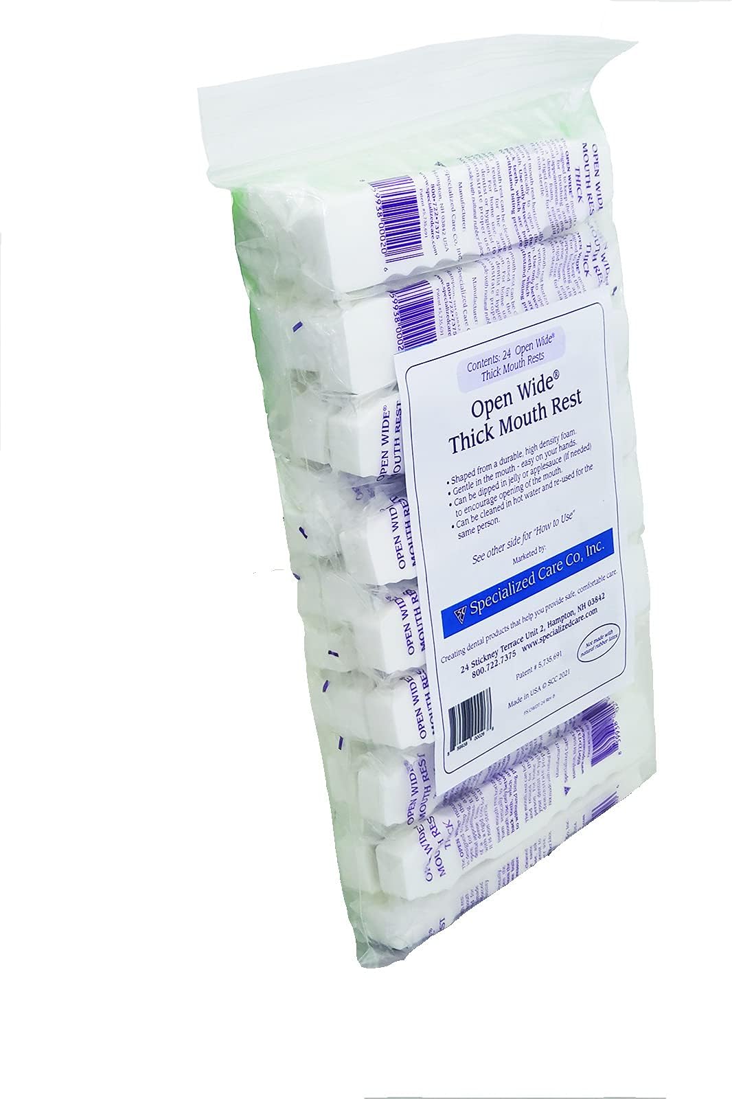 Open Wide Mouth Rest - Thick (24 Pack)
