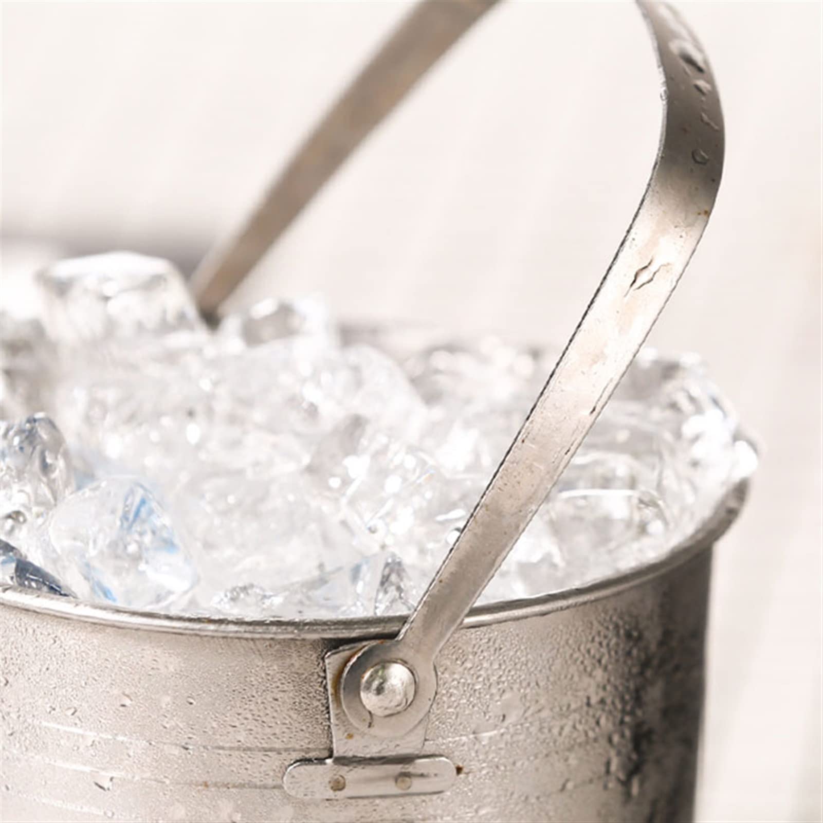 Cubeta de Hielo Cubo de Hielo de Acero Inoxidable, Cubo de Hielo portátil, Barril de Vino for Servicio KTV, Perfecto for Botellas de Vino, champán o Cerveza Cubo de Hielo Aislado
