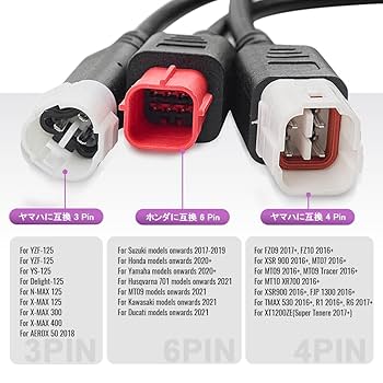 Amazon.co.jp: GZYF 3ピン 4ピン 6ピン 診断コネクターケーブル