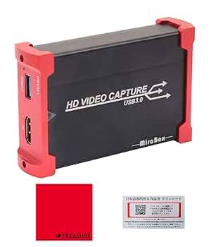 Mirabox HSV321 HD キャプチャーボード　Switch PS4 Amazon.com: Mirabox Capture Card for Nintendo Switch,USB3.0