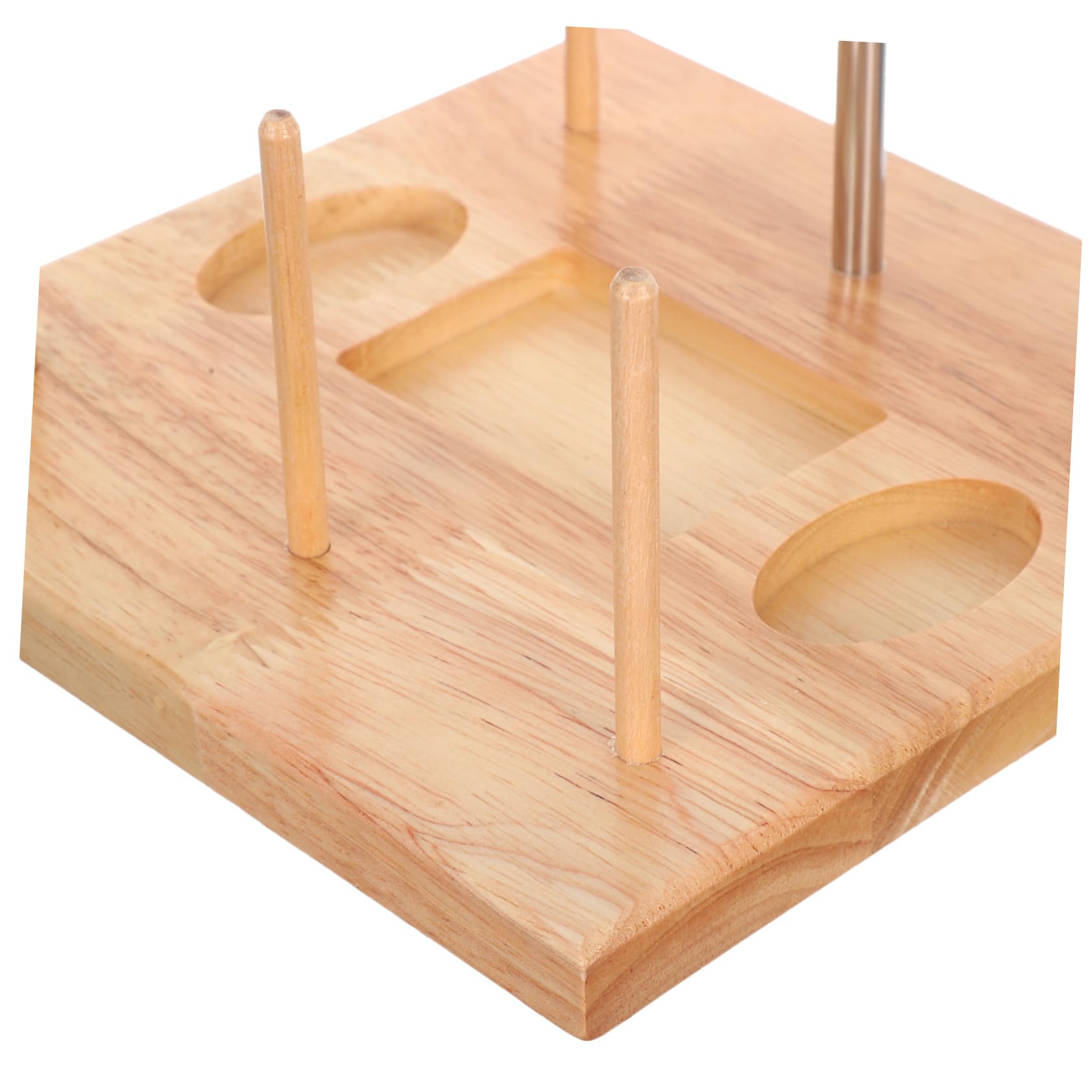 Supporto per Rocchetto in Legno Rocchetto da Cucito Supporto Filo per Rocchetti Organizer per Filo da Ricamo
