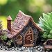 Micro Shingletown Pitched Roof Fairy House - 2" Tall