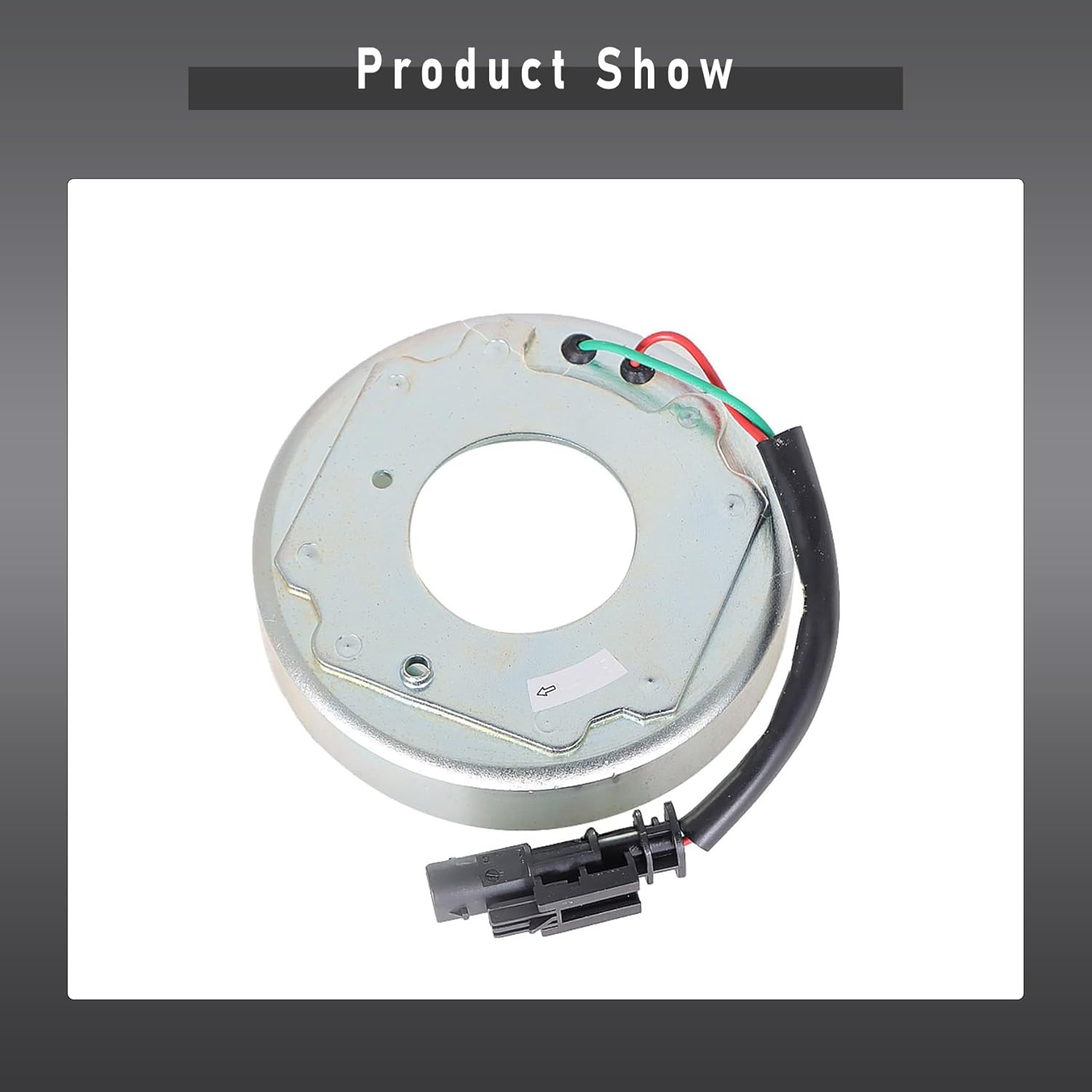 AC Compressor Clutch Kit with Pulley Hub Coil Replacement for Silverado 1500 2500 2014-2018 4.3L 5.3L 6.2L