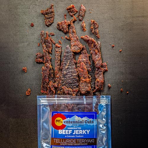 Image of Centennial Cuts Beef Jerky - Telluride Teriyaki - High Protein, Classic Sweet & Savory - 7 oz