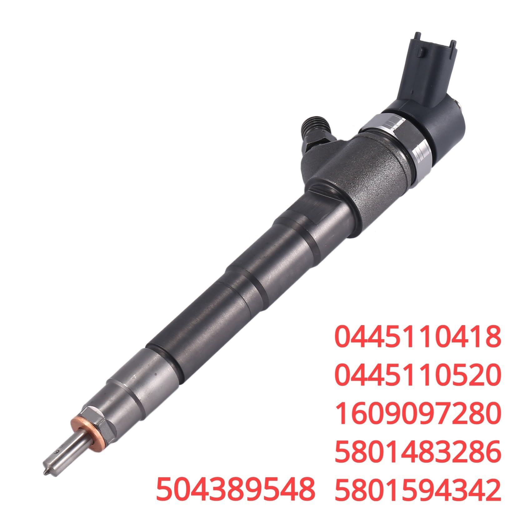 Iniettore Carburante 0445110418 0445110520 Iniettore di Carburante Diesel per IVECO per Daily VI Box Box 5801594342 504389548 1609097280 Iniettori Carburante