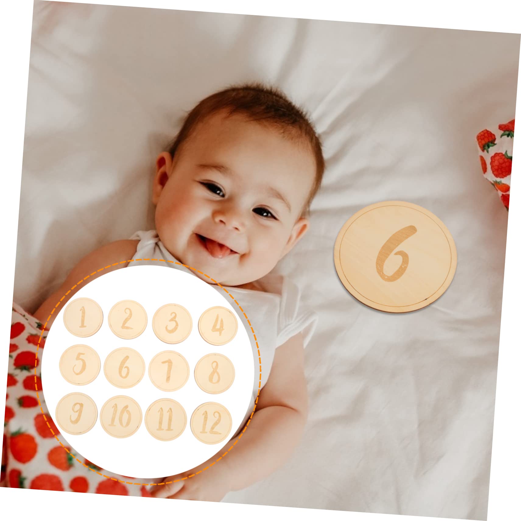 BESTonZON 36 Pz carta pietra miliare countdown memory card traguardo neonato oggetto fotografico schede fotografiche di memoria carte pietra miliare del bambino commemorare oggetti di scena