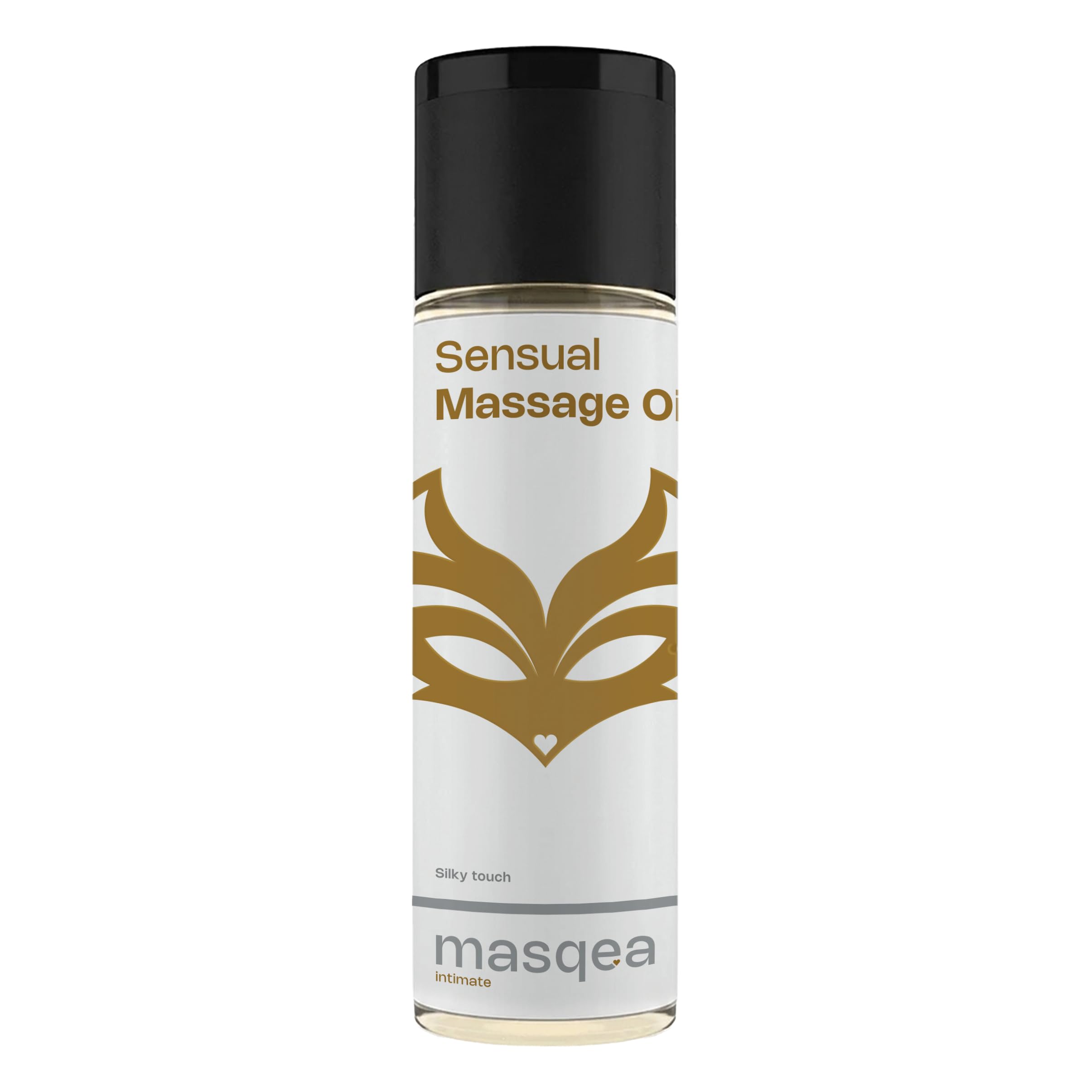 Sensual Massage Oil 200ml by MASQEA - Aceite de Masaje Corporal Sensual | Textura Sedosa y Fragancia Sofisticada | Piel Suave y Experiencia Sensorial Prolongada
