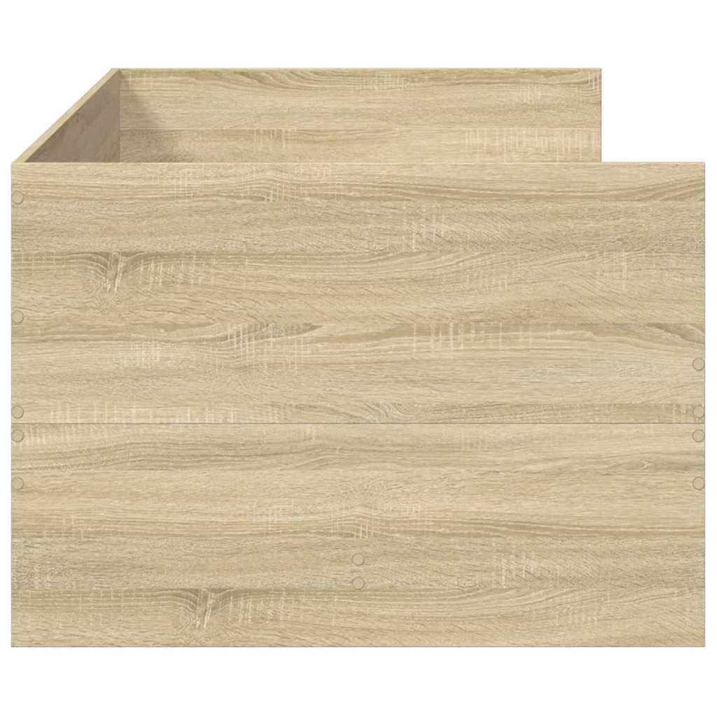 Leżanka 2w1 z szufladami do salonu i sypialni Dąb Sonoma 75x190 cm
