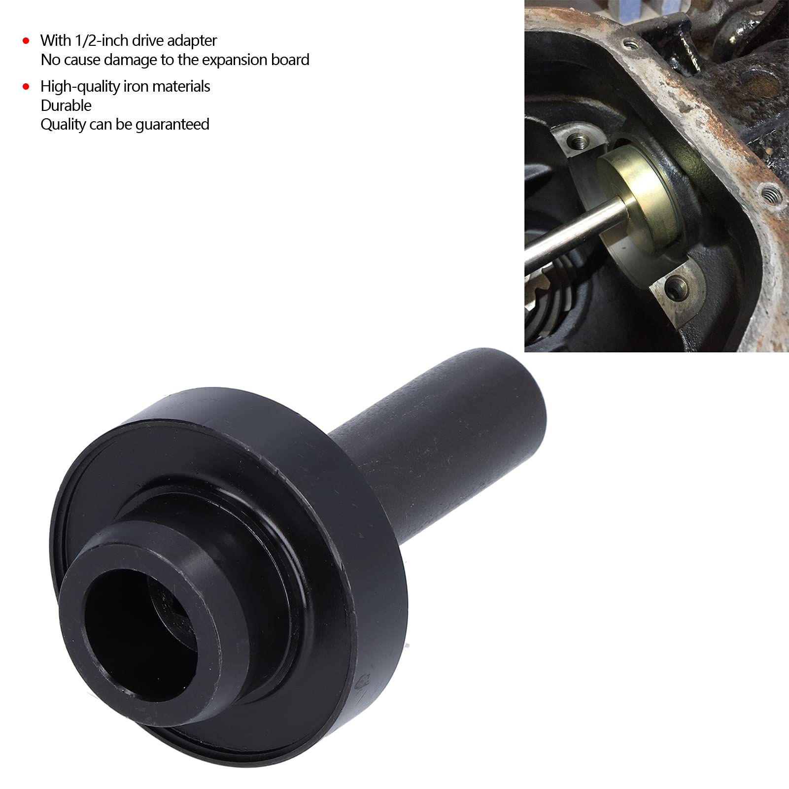 Instalator uszczelki przedniej wewnętrznej osi Heavy Duty zestaw narzędzi żelaznych do samochodów ciężarowych Super Duty 50 60 osi 1978 2016 2 szt. Zestaw