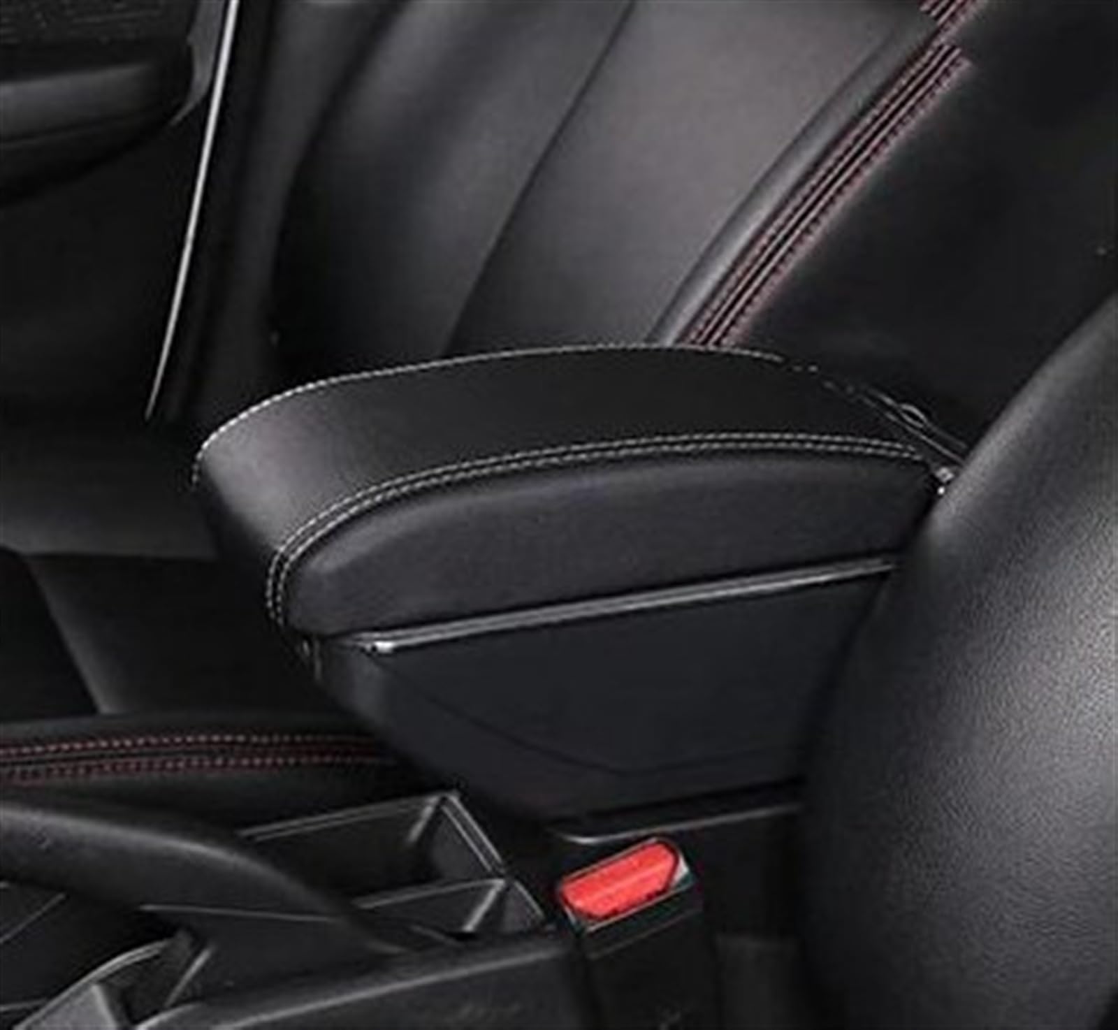 NOHEEU Car Center Console Storage Box Multifunctional Armrest Interior Accessories For Swift 2005-2022(D Styke Black White)