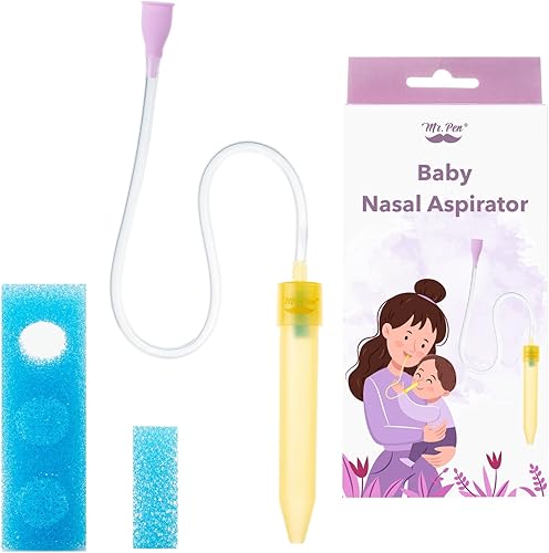 Miniatura 9 de Mr. Pen Aspirador nasal para bebés con 3 filtros de higiene adicionales, succión nasal para bebés