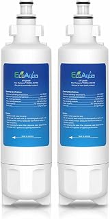 EcoAqua EFF-6032B Ice & Water Refrigerator Filter to fit Panasonic NR-BG53V2, NR-BG53VW2, NR-B53V1, NR-B53V1-WB, NR-B53V1-X1D, NR-B53V1-XB, NR-B53V2, NR-B53V2-XE, NR-B53V2-XF, NR-B53VW1-WB (2)