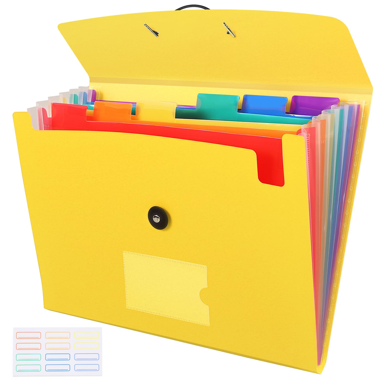 Amazon.com : 7 Pocket Accordian File Folders, Expanding File