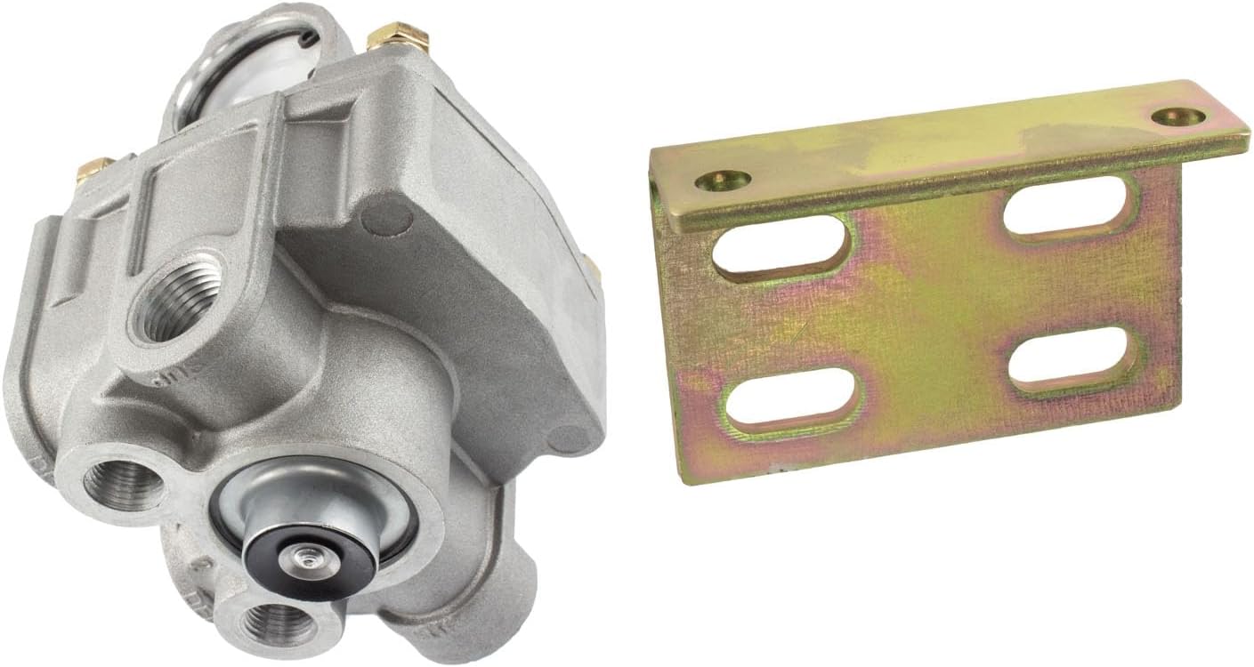 World American SSA65146 Air Brake Bobtail Proportioning Relay Valve Replaces Bendix 065146, Haldex 65146X, Automann 170065146 (PSI 5.5 BP-R1 NPT Thread, 0.125" Control Port 0.25" Service, 0.5" Supply)