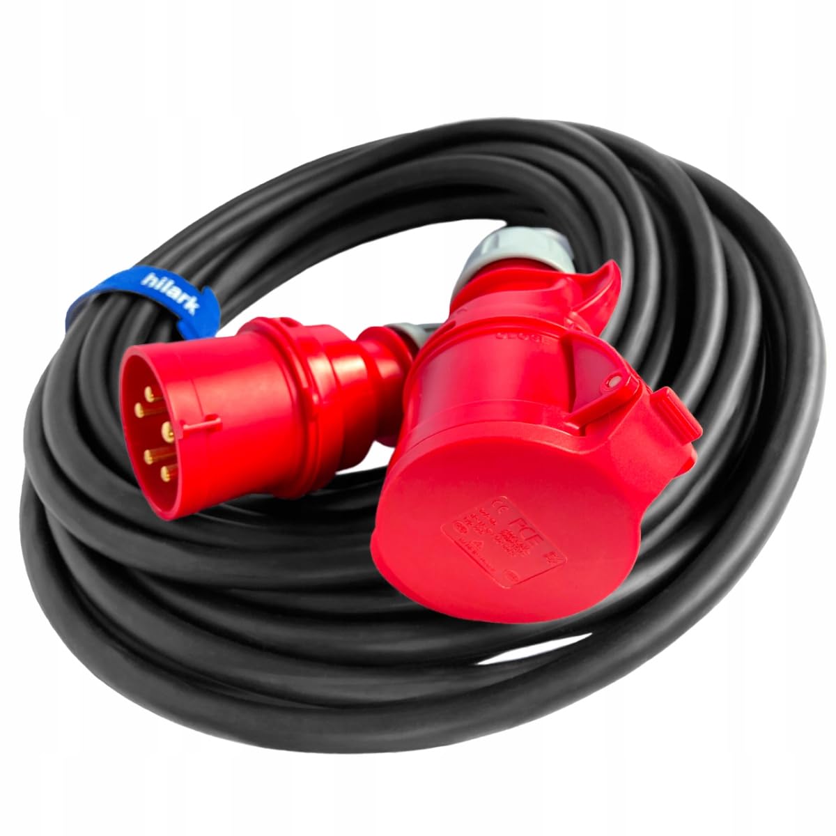 Hilark Cable Tech Przejściówka siłowa, 16A 5P na 32A 5P IP44 25M