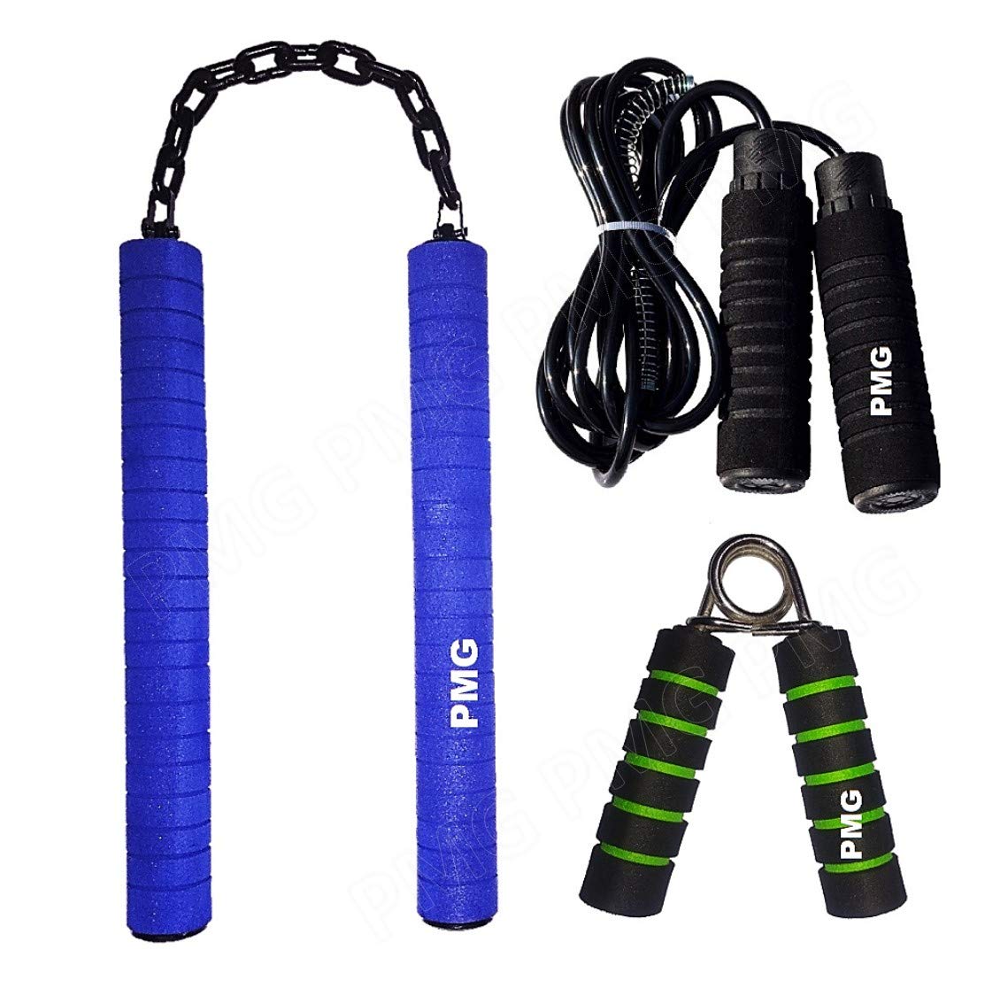 PMG Foam Nunchaku, Color Handle 10" with 9" Black Metal Chain,Pack of 1,(Martial Art Weapons Steel & Equipment nanchaku), for Adults & Kids, nanchaku for Karate (B083JGP2Z6) Amazon Price History, Amazon Price Tracker