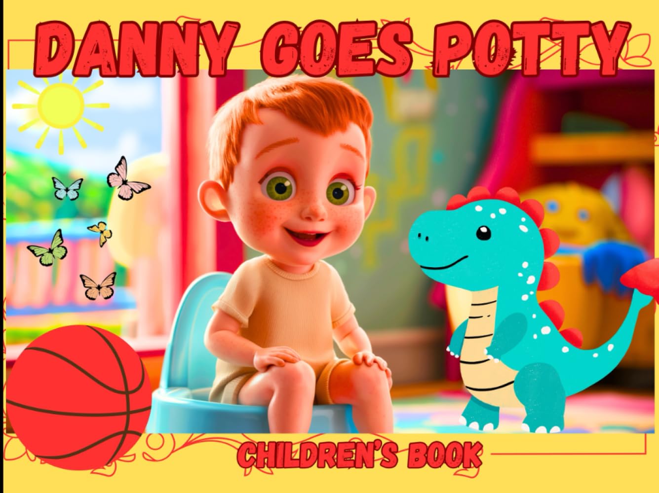 Danny Goes Potty - Illustrated: Children's Book about Knowing Own Body - Sense and Sensation (Danny and How to Keep Clean)