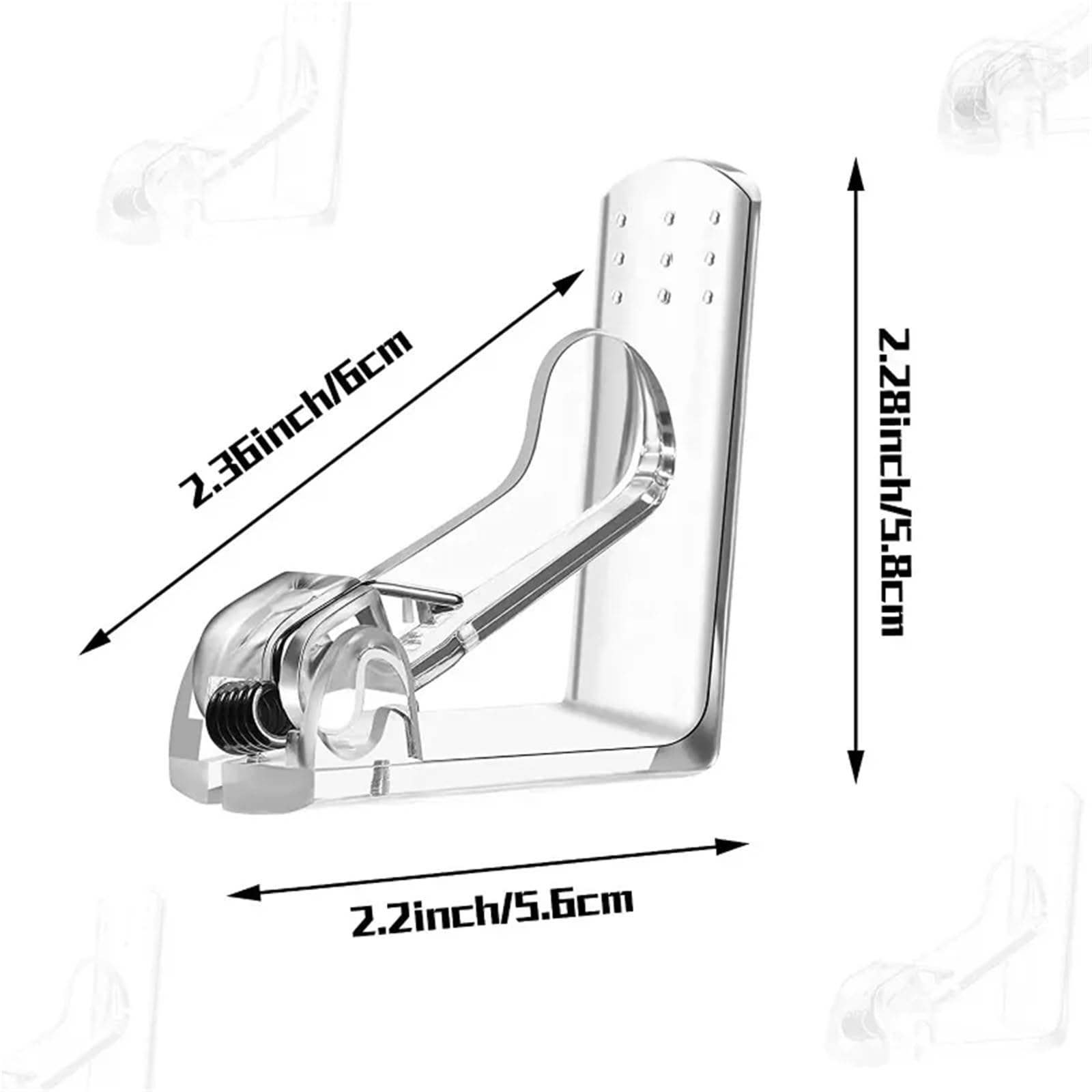 Tischdeckenklammern aus Kunststoff und Edelstahl