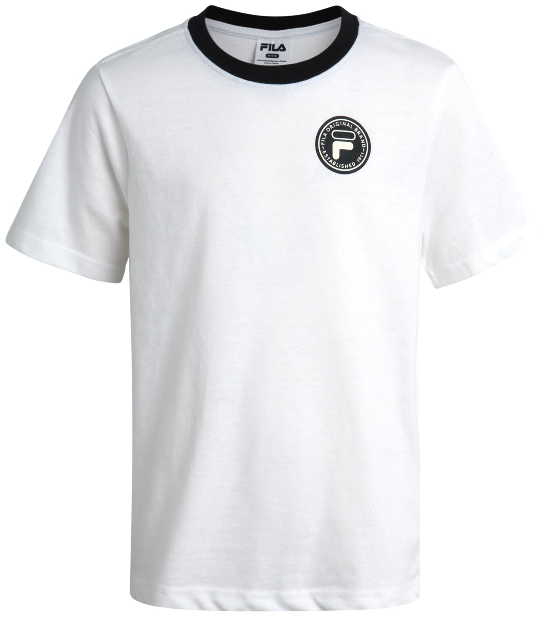 Fila Sport-Shirts für Jungen – 3er-Pack Performance Rundhalsausschnitt Jungen Dry Fit Shirts – Active Short Sleeve Graphic Tees (Größen 8–18)