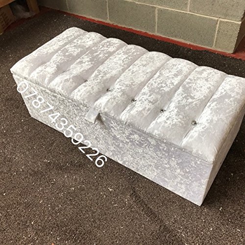 Buy ZONE Beautiful large luxury diamontes virginia ottoman,storage,toy