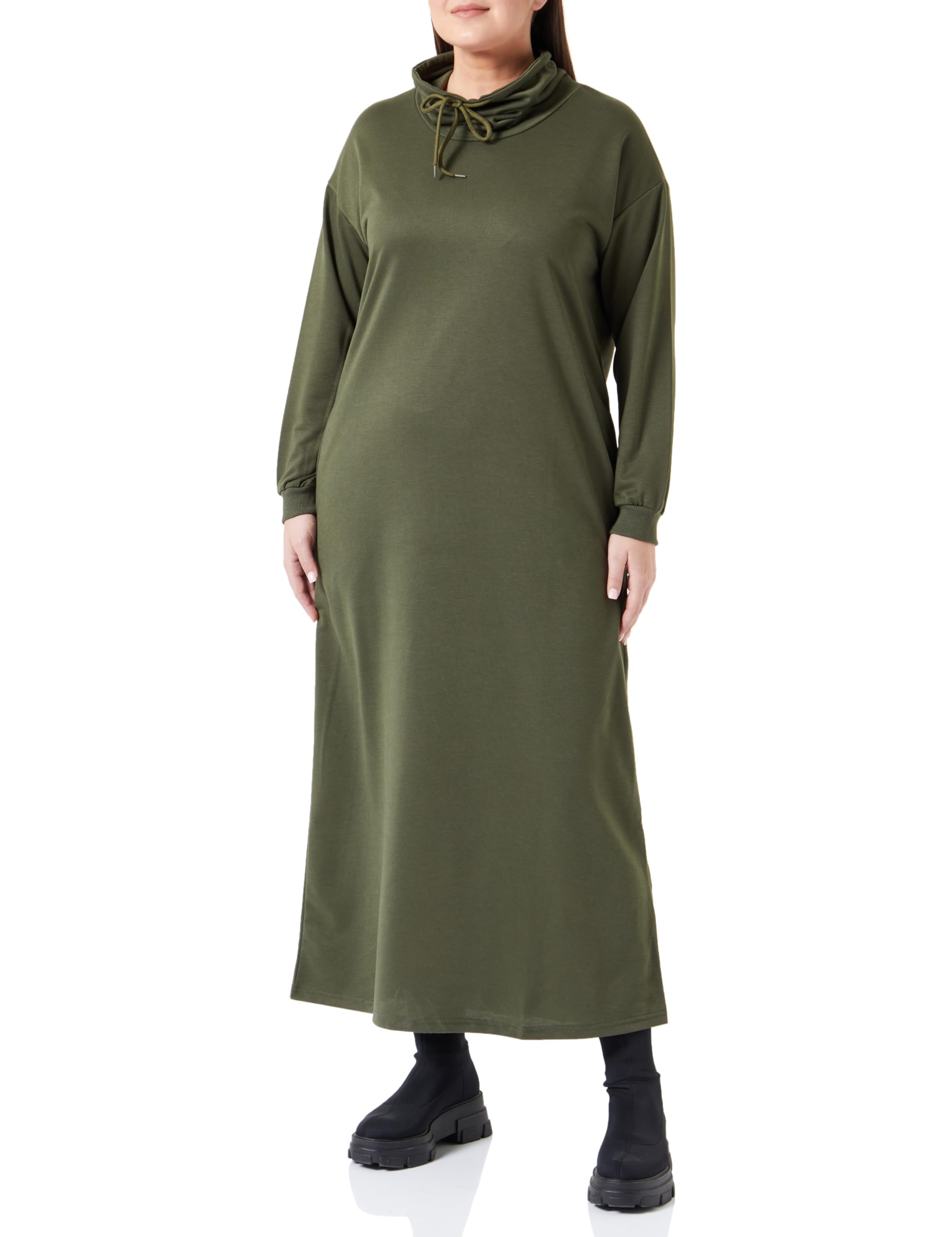 Trendyol Women Hijab Clothing Maxi Basic Regular fit Knitted Modest Dress