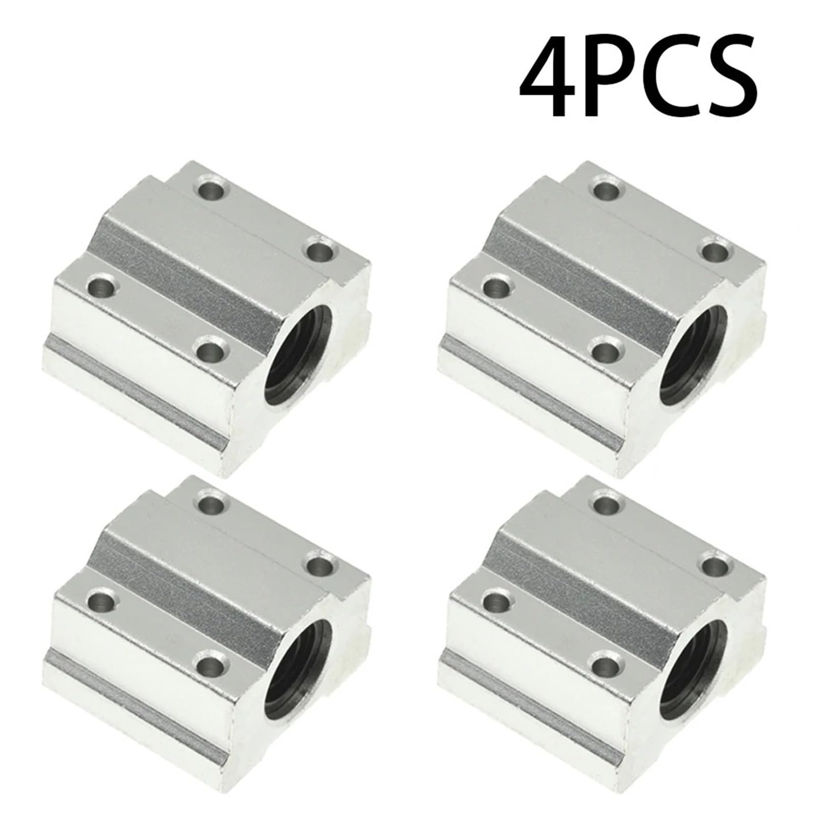 1/2/4/10 pezzi Boccola di scorrimento con cuscinetto a sfere SC8UU SCS8UU Albero lineare(4PCS)