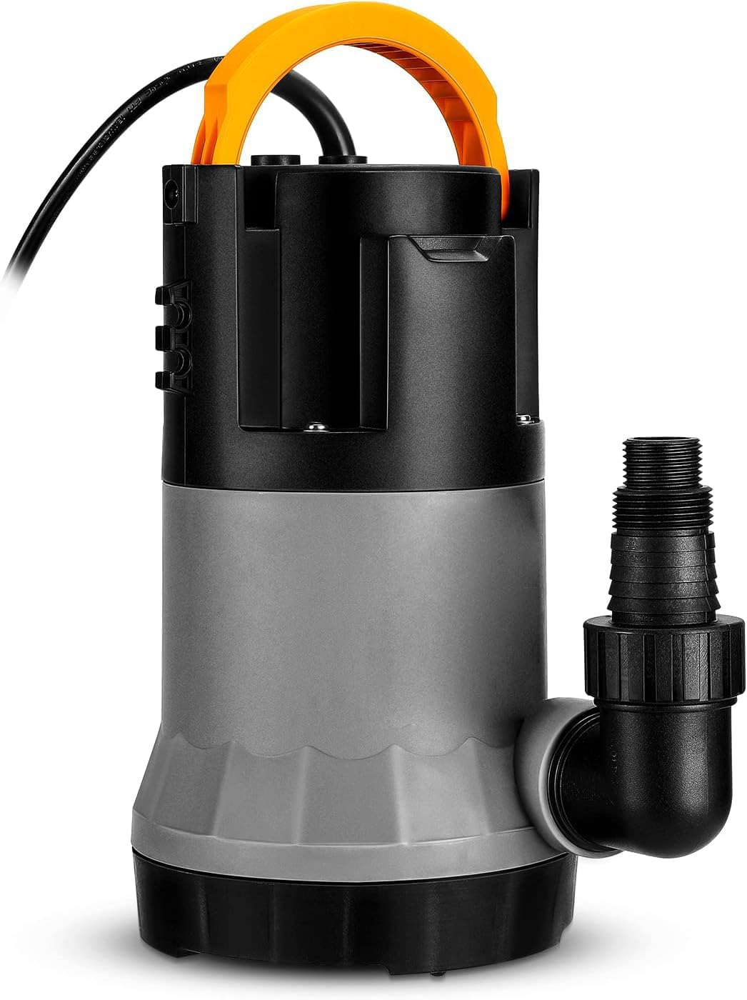 Amazon | 水中ポンプ、底部吸込式、排水ポンプ、最大流量12500リットル