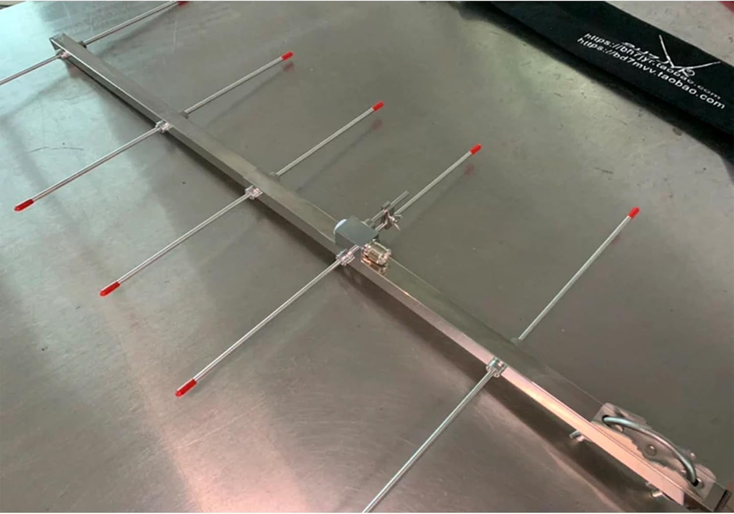 YAGI Antenna High Gain 70cm Outdoor GRMS Yagi Antenna with U-Bolt 430-440MHz 5 Elements Antenna for Ham Radio Repeater System