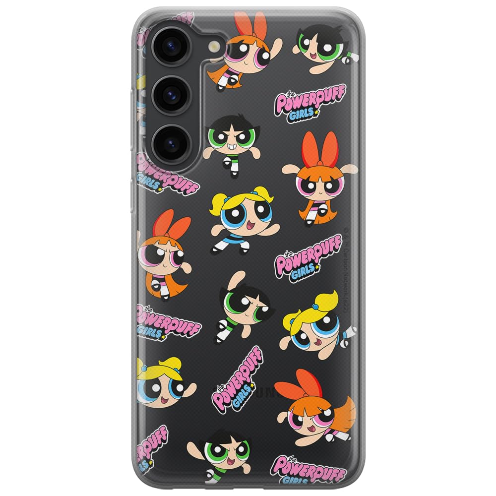 ERT GROUP mobile phone case for Samsung S23 original and officially Licensed The Powerpuff Girls pattern 028 optimally adapted to the shape of the mobile phone, partially transparent