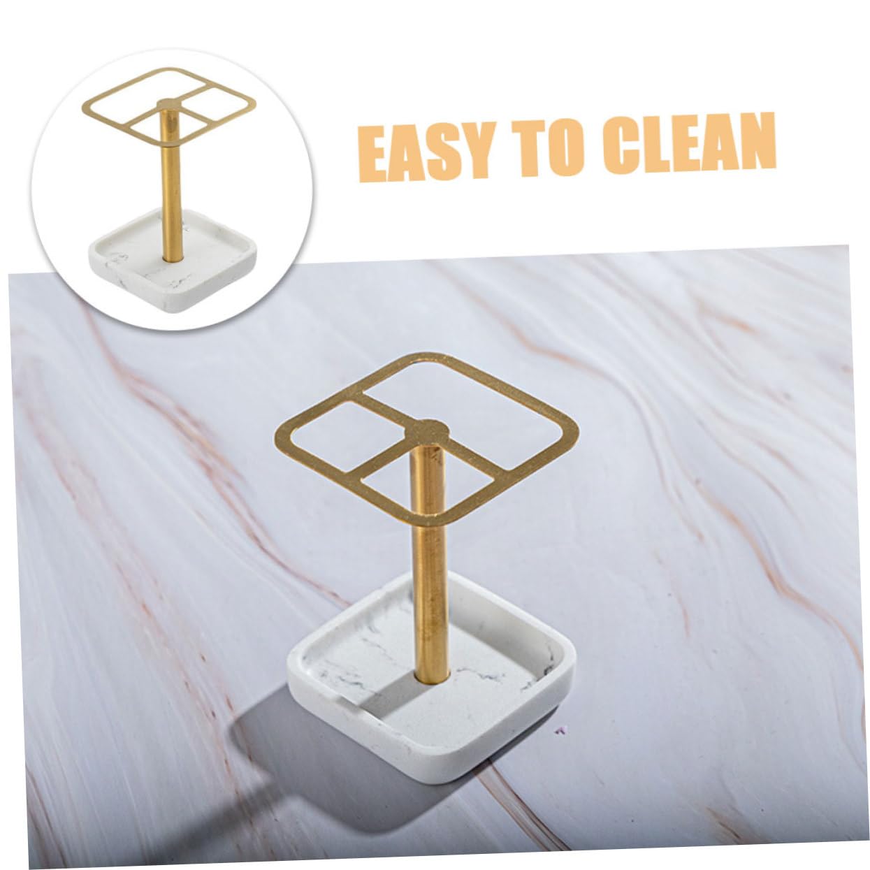 PRETYZOOM 2 Pezzi Portaspazzolino Portaspazzolino Per Uso Domestico Forniture Per La Casa Organizzatore Per Il Bagno Di Casa Porta Spazzolini Da Bagno Organizzatore Per