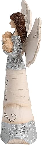 Vista 269 de Pavilion Gift Company Elements Daughter - Figura de ángel guardián, 6 pulgadas, color rojo