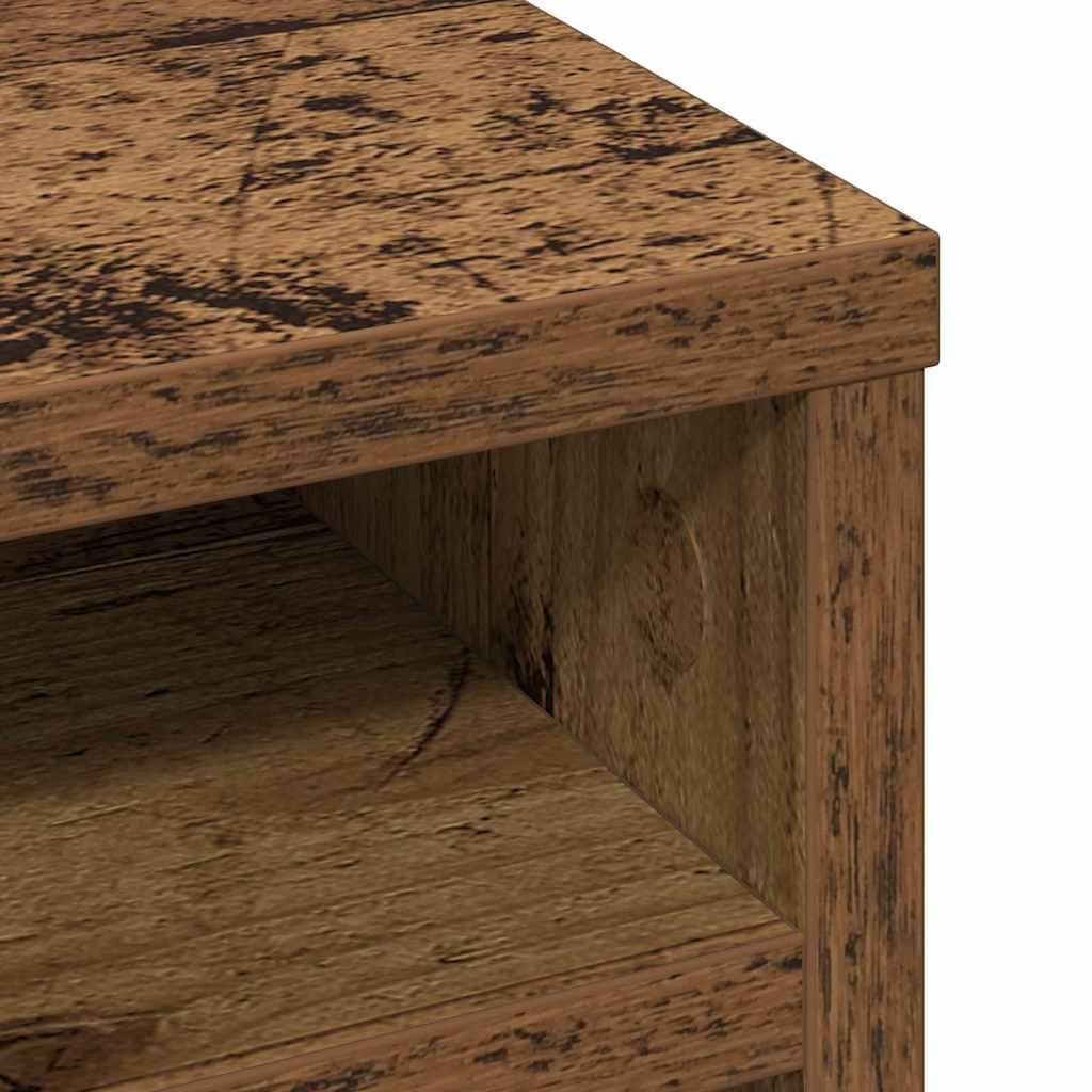 Organizer na biurko z materiału drewnopochodnego, 36 x 26 x 29,5 cm, do biura, z przegródkami na dokumenty i artykuły piśmiennicze, nowoczesne wzornictwo, łatwy montaż