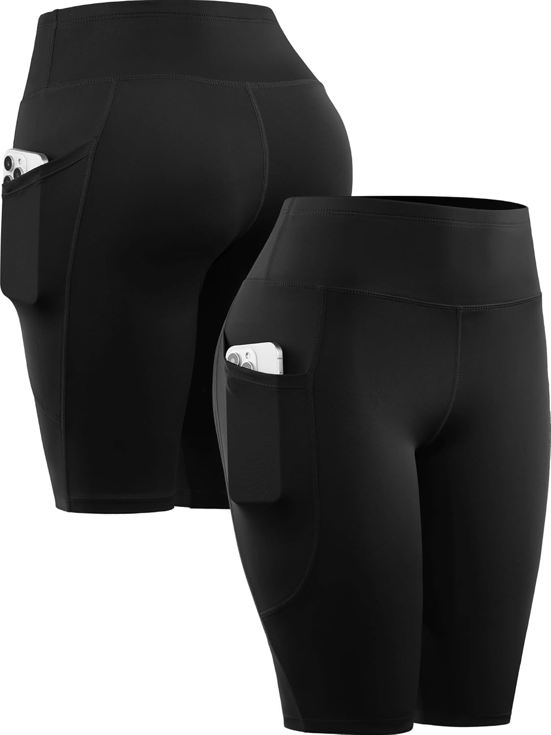 CADMUS 4 or 1 Pack Women's Bike Shorts Leggings Spandex Athletic Shorts - Image 5