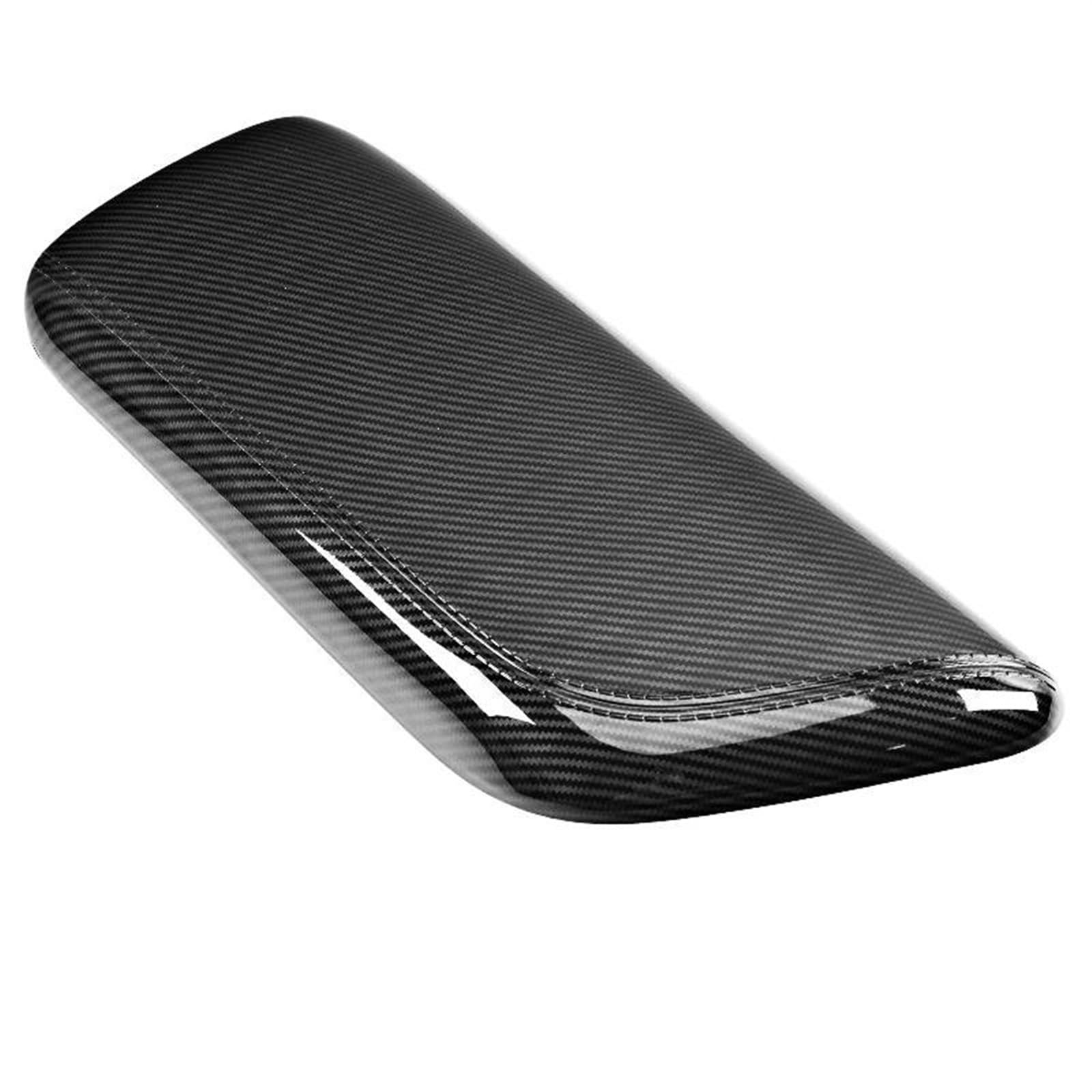 Jtwmty Carbon Fiber Car Center Console Armrest Box Trim Sticker Cover For Camry Xv70 70 Le Se 2018 2019-2023 Auto Accessories(Carbon Fiber)